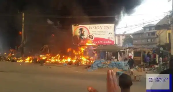 Photo: Explosion Rocks Anioma Filling Station Asaba